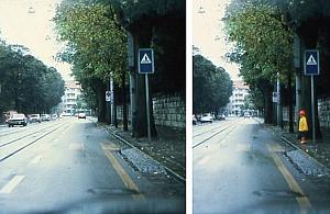 Znajdź pieszego na zdjęciu. Ciemne ubrania śmiertelnie niebezpieczne