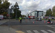 Uwaga na motocykle. Poważny wypadek na Bielanach