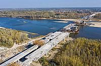 Imponuj�cy plac budowy. Tak powstaje nowy most