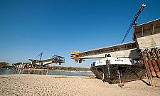 Imponujący plac budowy. Tak powstaje nowy most