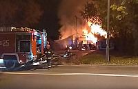 Spłonął bar Aloha. "Szykowano go do nowego otwarcia"