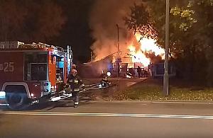 Spłonął bar Aloha. "Szykowano go do nowego otwarcia"