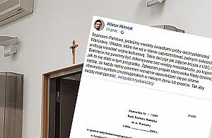 Radny broni krzyża. "Próbujecie wywołać wojnę kulturową"