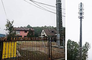 Maszt Orange już stoi. Mieszkańcy protestują