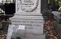 Absurd na Tarchominie. Zabytkowy grób do likwidacji