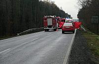 �miertelny wypadek na Warszawskiej. Czo�owe zderzenie z ci�ar�wk�
