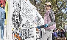 Imponujący kolorowy mural w Marysinie. "Dzieci zachwycone"