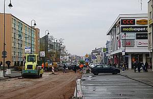 Paraliż komunikacyjny w centrum Legionowa. Kiedy koniec remontów?
