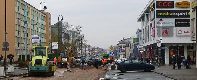Paraliż komunikacyjny w centrum Legionowa. Kiedy koniec remontów?