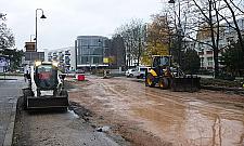 Paraliż komunikacyjny w centrum Legionowa. Kiedy koniec remontów?