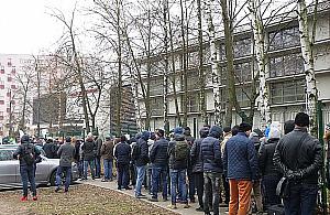 Dzikie tłumy na Bielanach. Każdy chciał polskie euro