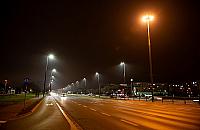 Modlińska w nowym świetle. Drogowcy pracują