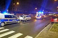 Wypadek na Obozowej. Kobieta potrącona na pasach