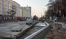 Buspas znika, powstaje parking. Trwa odbudowa Górczewskiej