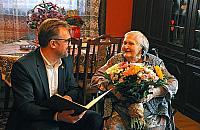 Kolejna stulatka na Woli. Najlepsze życzenia dla pani Genowefy