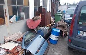 Ogrzewał warsztat starym olejem. "Kolejny truciciel"