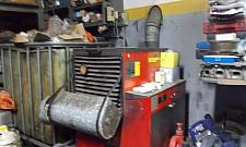 Ogrzewał warsztat starym olejem. "Kolejny truciciel"