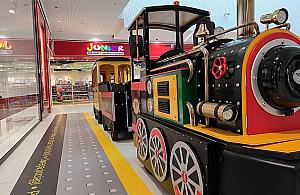 Koleją po Galerii Północnej. Nowa atrakcja dla maluchów