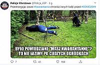 Policja nie traci humoru. "Prosimy zaprzesta� dzia�alno�ci przest�pczej"