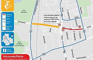 Zmiany na Górczewskiej. Nowa organizacja ruchu