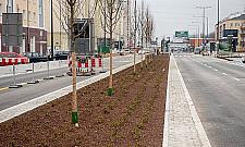 Oto nowa Górczewska. Jest znacznie węższa