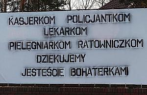 "Kasjerkom, lekarkom, pielęgniarkom...". Warszawiacy dziękują