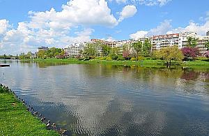 Mężczyzna wpadł do jeziorka Kamionkowskiego