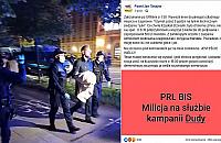 Protest spacyfikowany, kandydat na prezydenta wywieziony