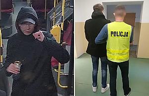 Atak z nożem w linii 186. Pasażer w końcu zatrzymany