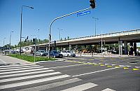 Prace na węźle Górczewskiej z trasą Prymasa Tysiąclecia