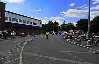 Poważny wypadek na parkingu marketu. Dwie kobiety potrącone