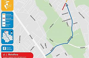 Utrudnienia na Mehoffera. Objazd Klasyków i Fletniową