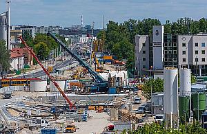 Powstańców Śląskich bez tramwajów. Przy ratuszu powstanie rondo