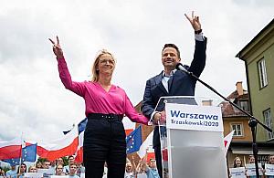 Wola popiera Trzaskowskiego. Rywale mocno w tyle
