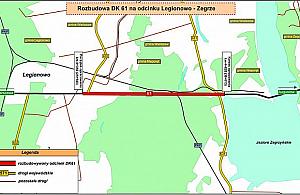 Dwa pasy pomiędzy Legionowem a Zegrzem. Rondo do likwidacji