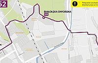 152 zmieni tras�. Nowe przystanki w budowie