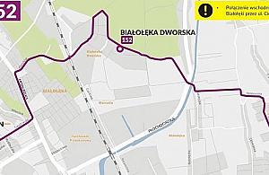 152 zmieni trasę. Nowe przystanki w budowie
