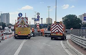 Bariery na S8 naprawione. "Trasa jest bezpieczna"