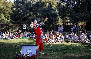 Cyrkowe lato i kino w plenerze. Wakacje na Białołęce