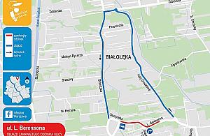 Tarchomin bez tramwajów, utrudnienia na Berensona