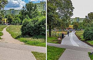 Koniec przydeptów. Park Olszyna pięknieje