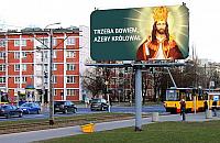 Billboardy z wizerunkiem Jezusa. "Mo�e spowoduje pocz�tek modlitwy"