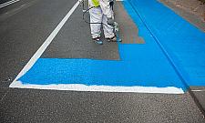 Odyńca: węższa jezdnia, szerszy chodnik