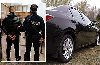 Zatrzymanie na Czerwińskiej. "Odkręcał koła od toyoty"