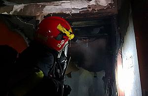 Ogromny pożar w garażu podziemnym przy Górczewskiej