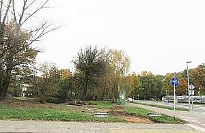 Budują skwer obok przychodni. "Bardziej przydałby się parking"