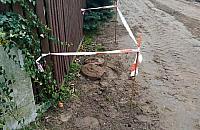 Miny pod p�otem. Niebezpieczne znalezisko na �eraniu