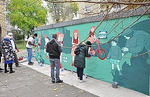 Mieli dość wandali, namalowali murale