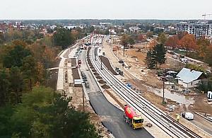 "W 20 minut do metra". Finisz na budowie torowiska tramwajowego