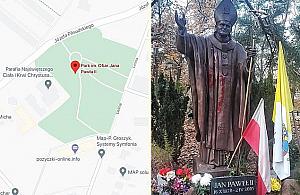 "Szukamy świadków znieważenia pomnika Jana Pawła II". Apel policji